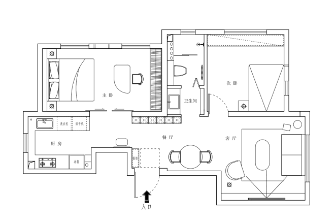 0平方米房子设计图(60平方米房子设计图